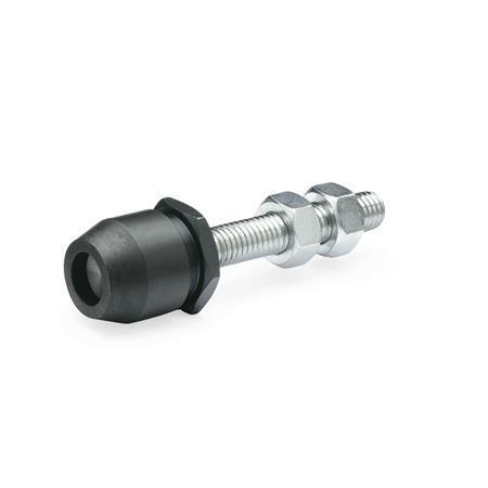 Otto Ganter Toggle Clamp Spindle Assembly with Adjustable Spring Loaded Thrust Pad, GN 804
